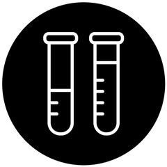 Vector Design Test Tubes Icon Style