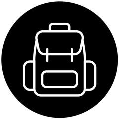 Vector Design Backpack Icon Style