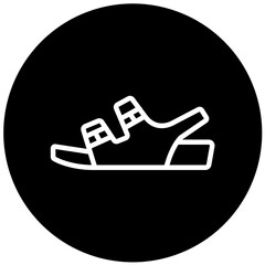 Vector Design Sandal Icon Style
