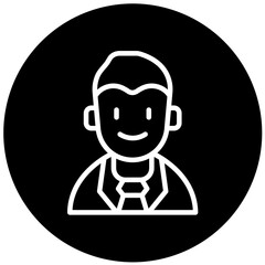 Vector Design Character Male Icon Style