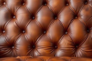 Fototapeta premium Rich and sophisticated brown leather texture pattern for luxurious design backgrounds and visuals