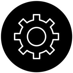 Vector Design Setting Icon Style