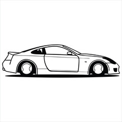 Obraz premium vector illustration of a car - AI Generator 
