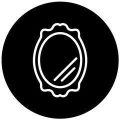 Vector Design Mirror Icon Style