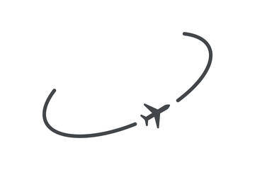 Obraz premium Black air travel copyspace vector