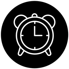 Vector Design Alarm Clock Icon Style