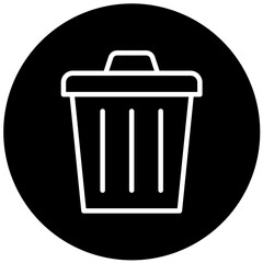 Vector Design Trash Can Icon Style