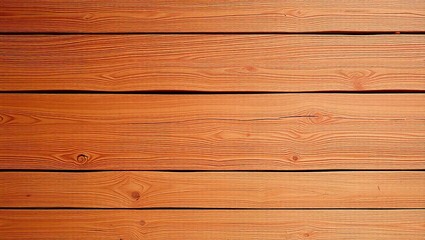 Fototapeta premium A high-res stock photo of red-brown wooden planks with prominent grain and natural imperfections, perfect for premium advertising and design projects.