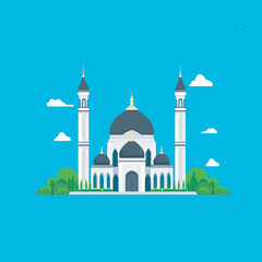 Islam mosque vector