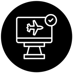 Vector Design Check In Icon Style