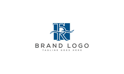 Obraz premium Creative TR logo for Branding and Startups.