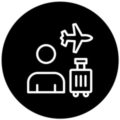 Vector Design Tourist Icon Style