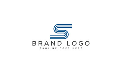 Fototapeta premium Creative SS logo for Branding and Startups.