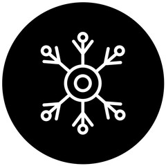 Vector Design Snowflake Icon Style