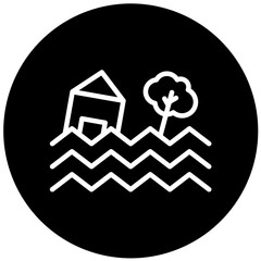 Vector Design Flood Icon Style