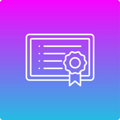 Certificate Icon