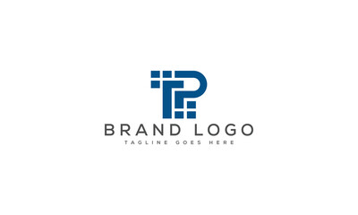 letter TP logo design vector template design for brand.