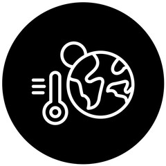 Vector Design Global Warming Icon Style