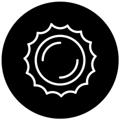 Vector Design Sun Icon Style