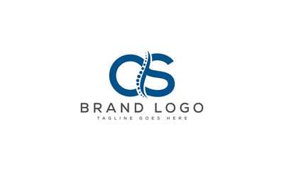 letter OS logo design vector template design for brand.