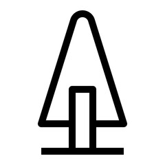 nature and ecology thin icon