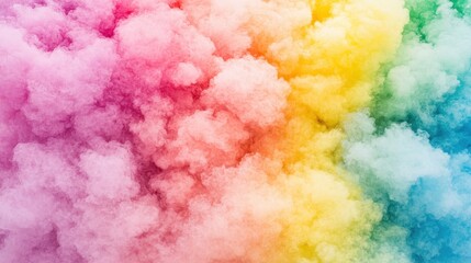 A colorful and vibrant cloud like background with blended hues