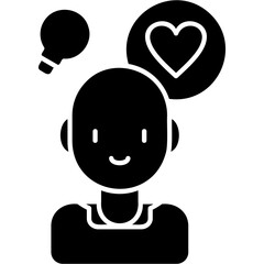 Obraz premium Emotional Intelligence Icon