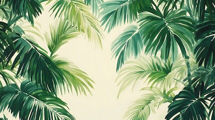 Tropical Banana Leaves on Textured Background, Tropical banana leaves with a textured background, showcasing lush green foliage