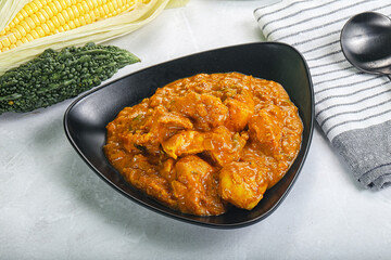 Indian cuisine - Kadai chicken masala