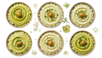 Creamy Green Dip with Olives