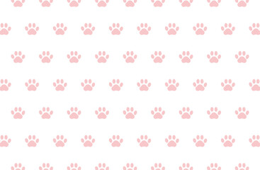 シンプルな猫の肉球の背景素材