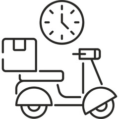 Time Delivery  Icon