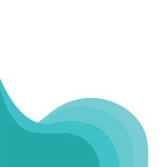 Fototapeta premium Wave Corner