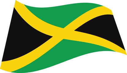 jamaica flag waving