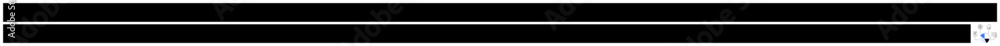 Wall mural thin black bar with triangular arrow on the right indicating progression or loading status. ideal fo