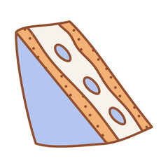 Blueberry Cake Vector