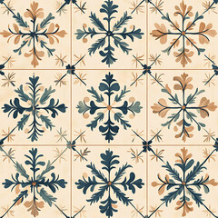 Fototapeta premium wallpaper or carpet, pastel pattern illustrator