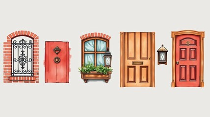 Charming Doors Windows Gate Home Decor Architecture Details