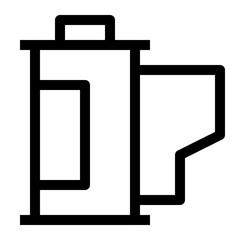 shopping and ecommerce thin icon