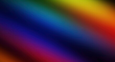 Obraz premium Abstract Rainbow Color Blend Artistic Paint Strokes Vibrant Hues Digital Art Background