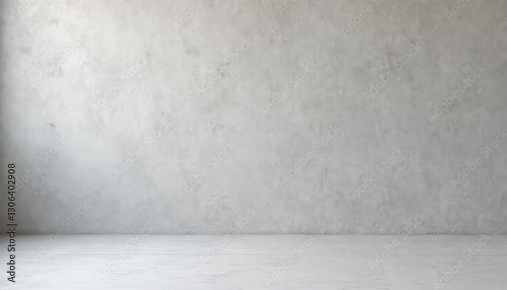 Poster minimalistic shot of modern gray concrete wall. smooth polished surface plus subtle texture. ideal b