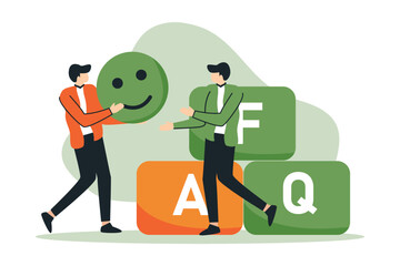 Good frequency asked questions customer service, consultation customers with best feedback smile