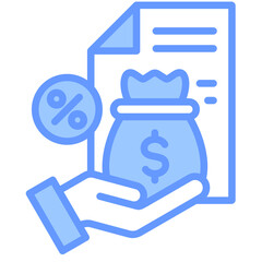 Obraz premium Business Loan Icon