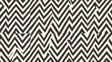 Dynamic black and white zigzag patterns abstract background digital art modern design vertical viewpoint visual concept
