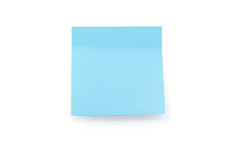 blue sticky note paper