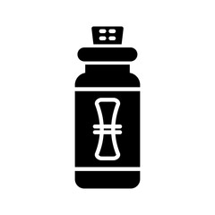 Love letter in a bottle Vector Icon
