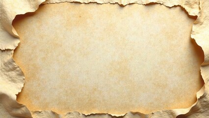 Aged Parchment Frame A Textured Background for Vintage Designs and Antique-Style Projects