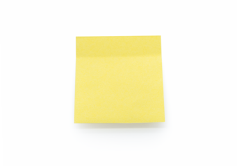 yellow sticky note paper