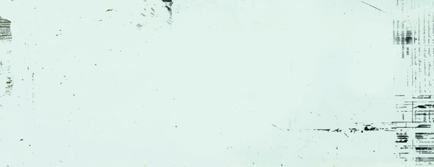 Vintage white background with distressed texture. The white background features subtle black marks and a worn, grunge style. Grunge texture background vector. Teal background.