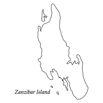 map of zanzibar island area